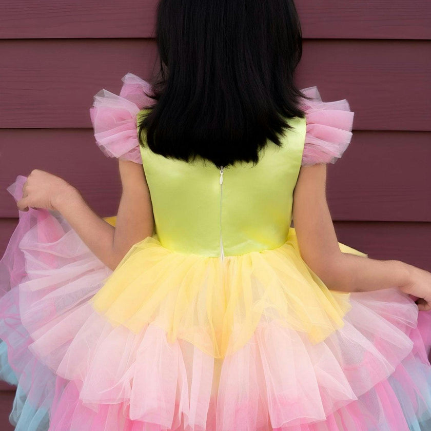 Neon Glow Pastel Princess Dress
