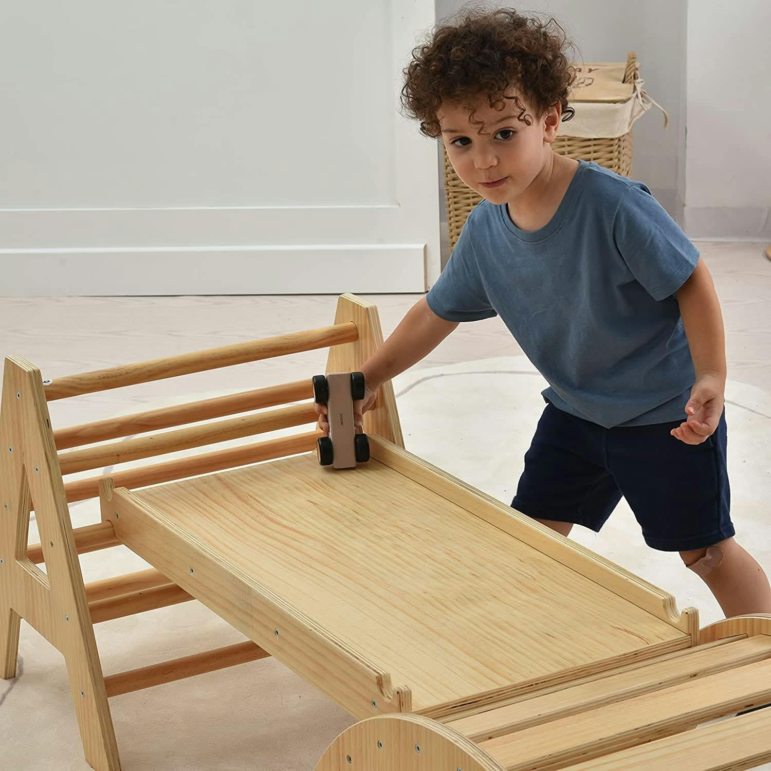 Maple | Beginner Pikler Triangle & Rocker