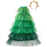 Christmas Tree Dress with Headpiece