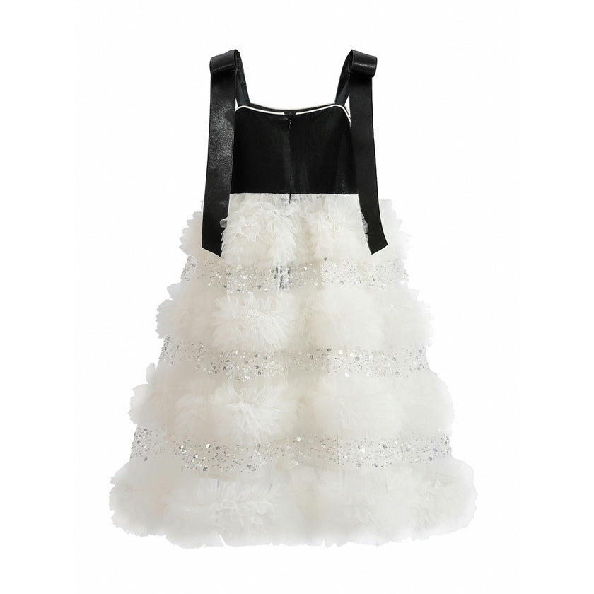 Black & Ivory Sophia Party Dress