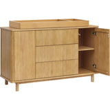 Pogo Tambour Assembled Dresser in Honey