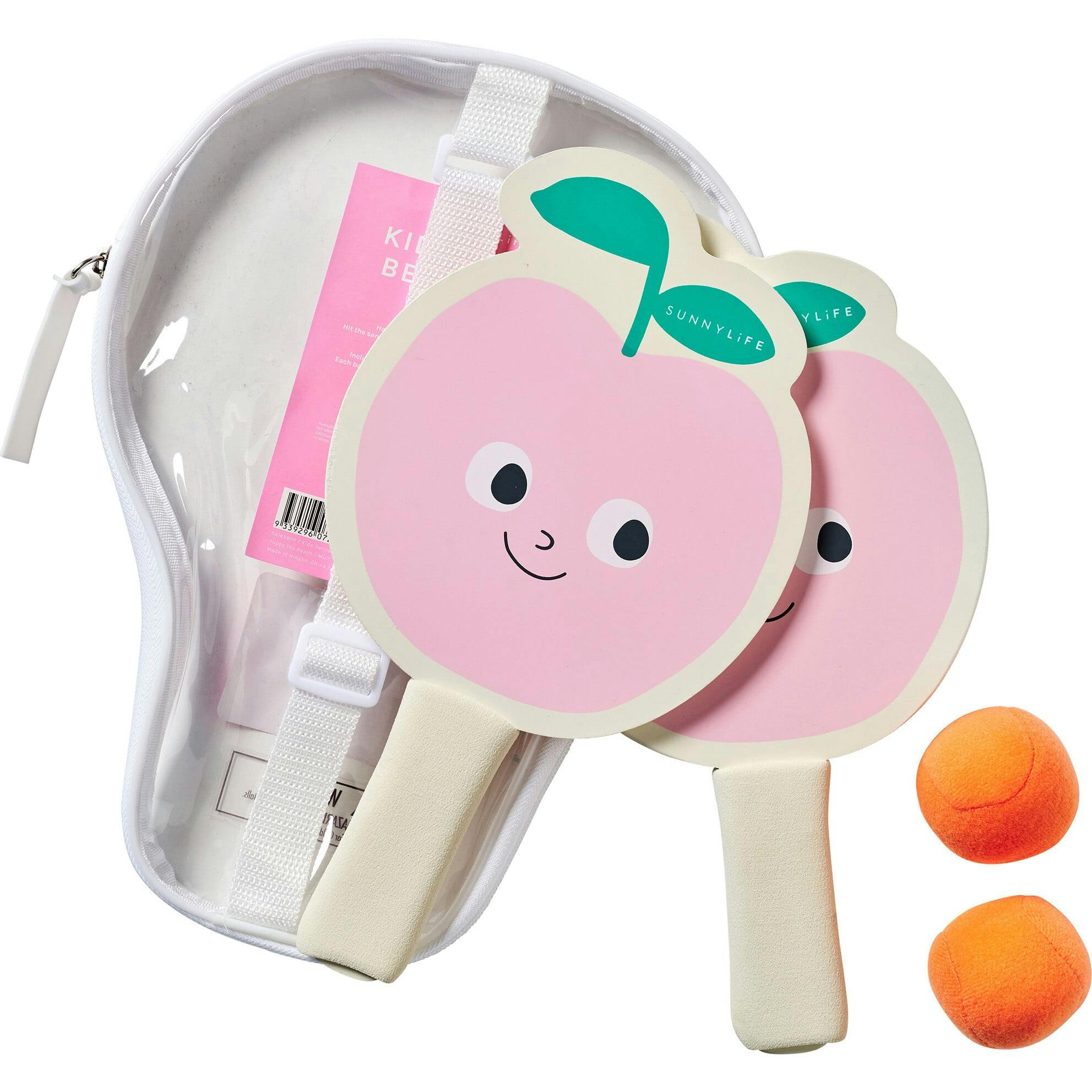 Kids Velcro Beach Bats: Poppy The