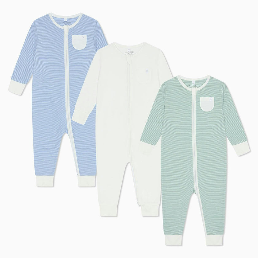 Clever Zip Romper 3 Pack