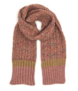 Kids Braided Rib Trim Scarf