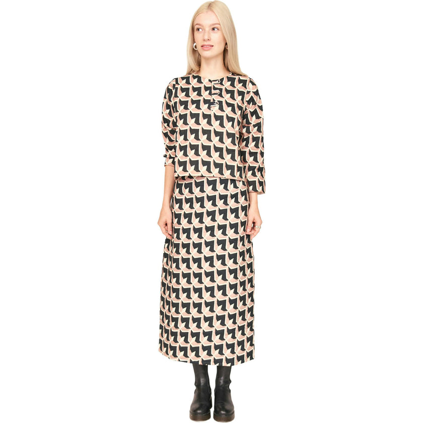 Lombok Skirt in Clay Parquet