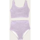 Terry Lavender Floral Two Piece Tank