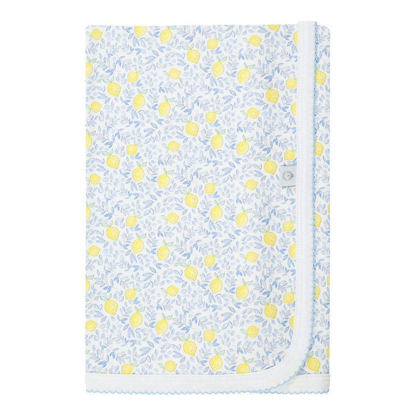 Lemons Pima Cotton Baby Blanket