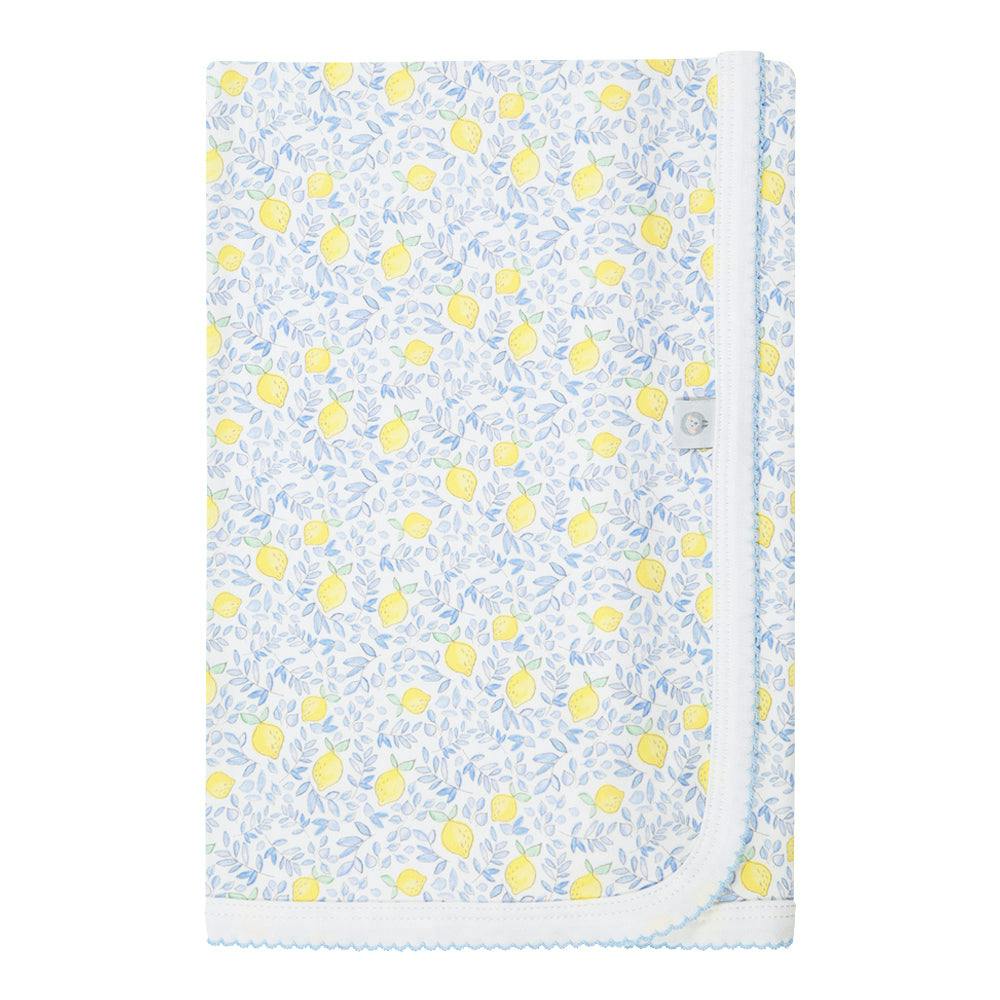 Lemons Pima Cotton Baby Blanket