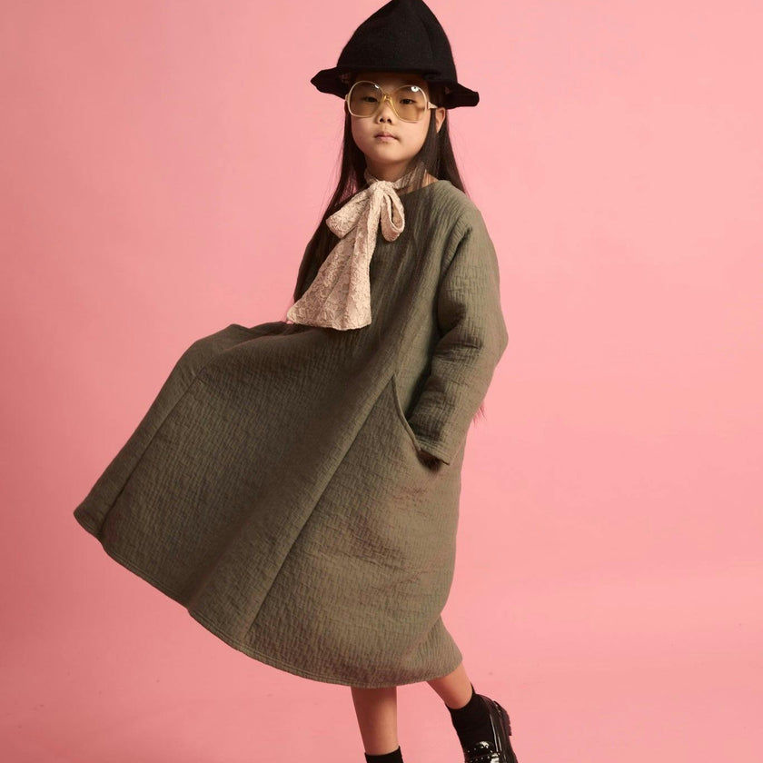 Dune Dress Dark Green