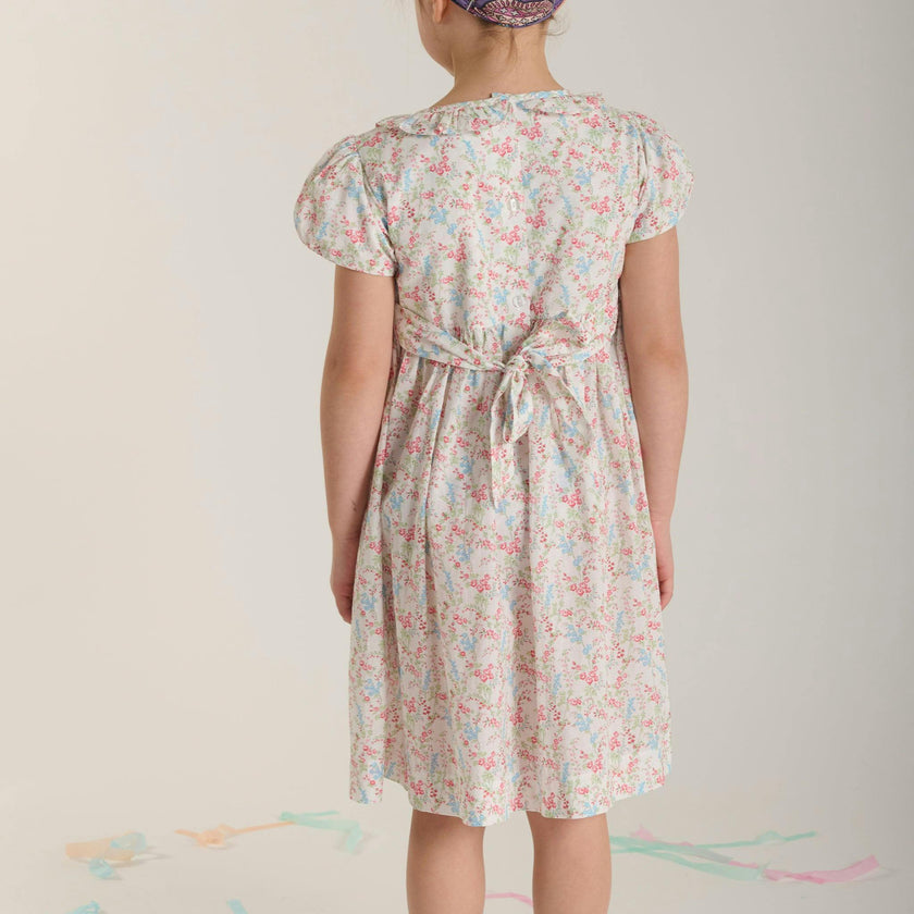 Hand-Smocked Girls Dress - Laura