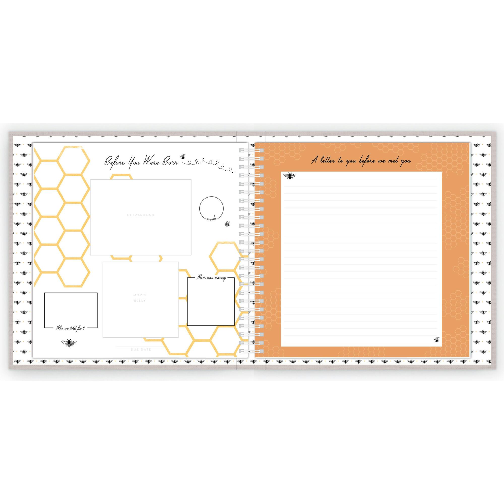 Honey Bee Luxury Memory Baby Book