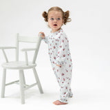 Alyssa Floral - Smocked Long Sleeve Romper