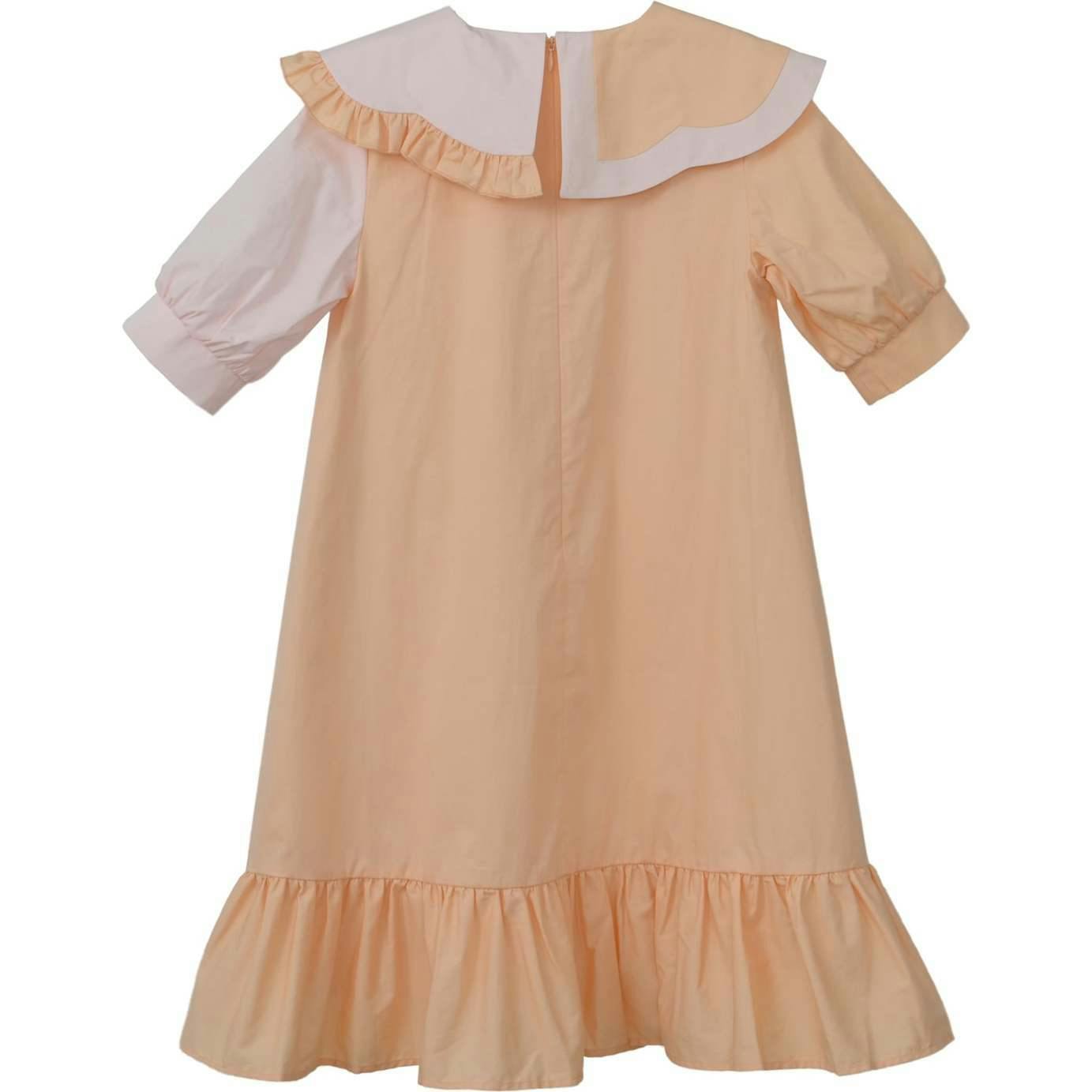 Lily dress (cantaloupe/blush pink)