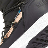 MOON BOOT Protecht Junior Black and Gold Nylon Boots Black