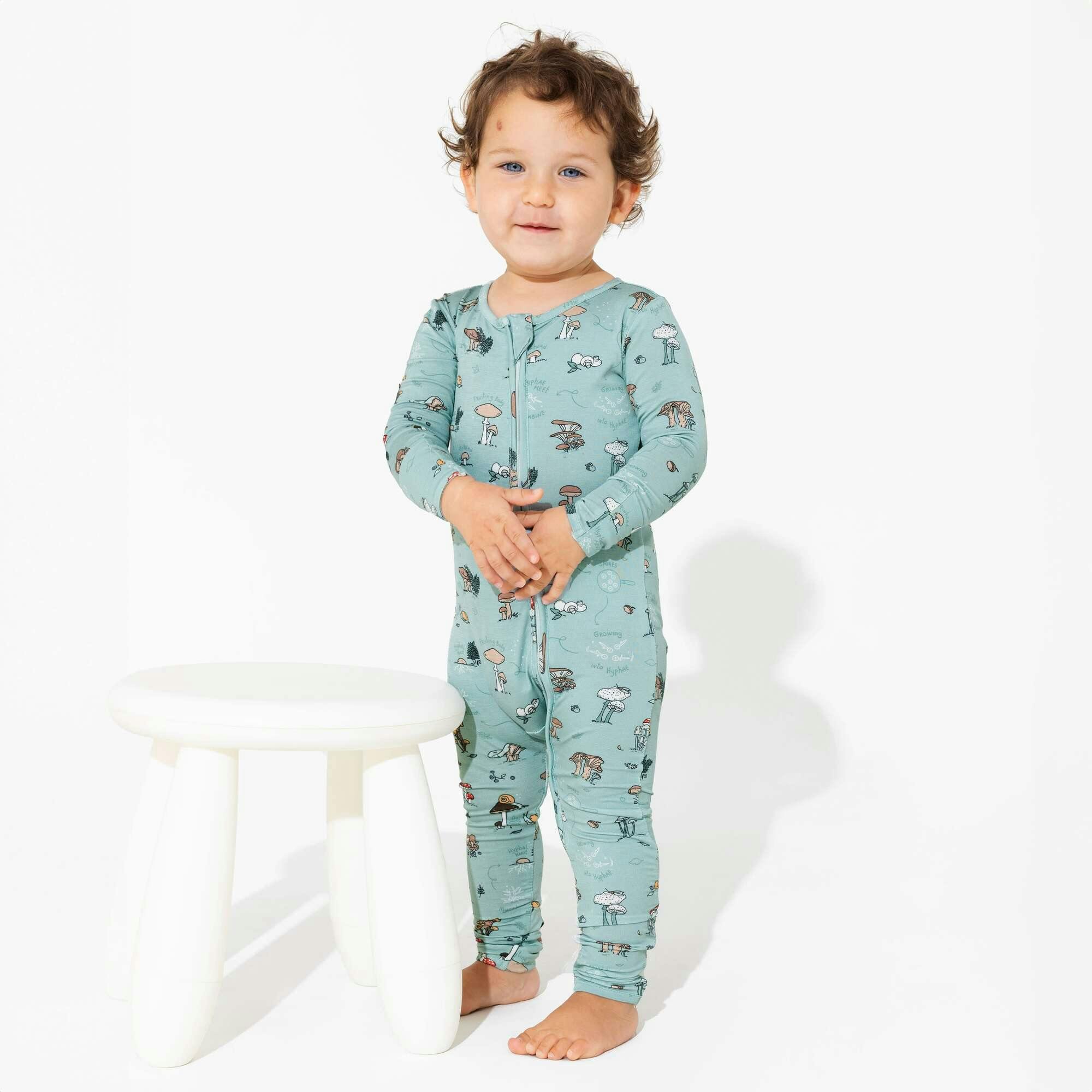 Mushroom Cycle Bamboo Convertible Footie