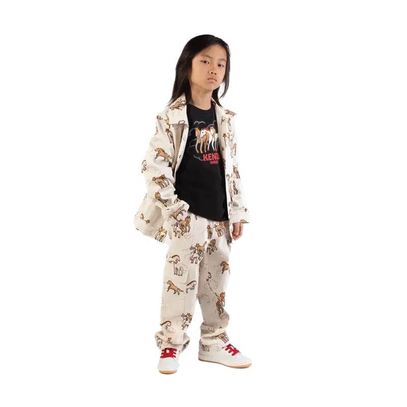 'Lunar New Year' Straight Pants