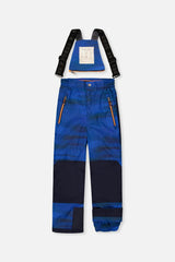 Two Piece Play Snowsuit Navy Blue and Orange with Blue Pants