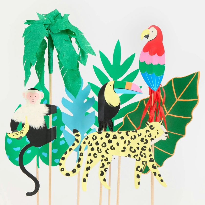Jungle Jamboree Cake Toppers