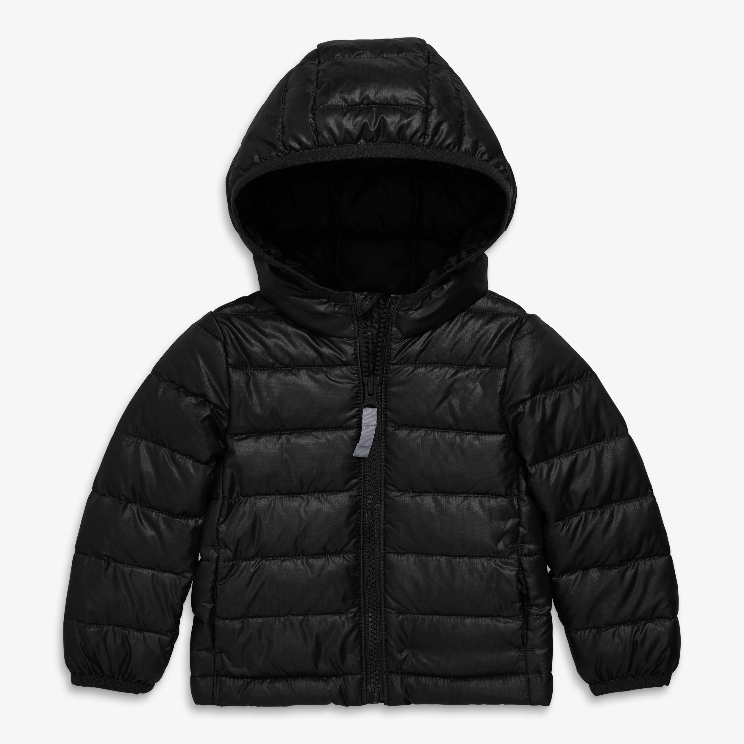 Baby lightweight puffer jacket in solids