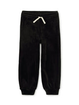 Easy Fit Very Velour Joggers, Jet Black