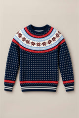 Nolan Sweater in Midnight Fair Isle