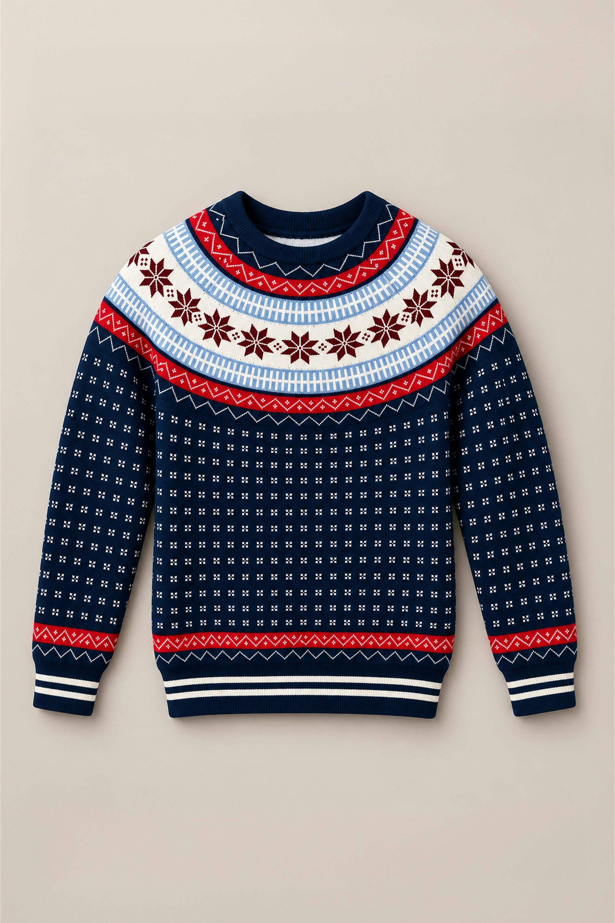 Nolan Sweater in Midnight Fair Isle