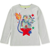 Lucky Graphic Tee, Grey
