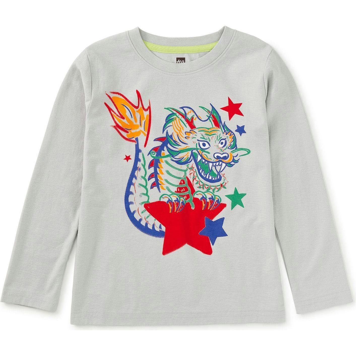 Lucky Graphic Tee, Grey