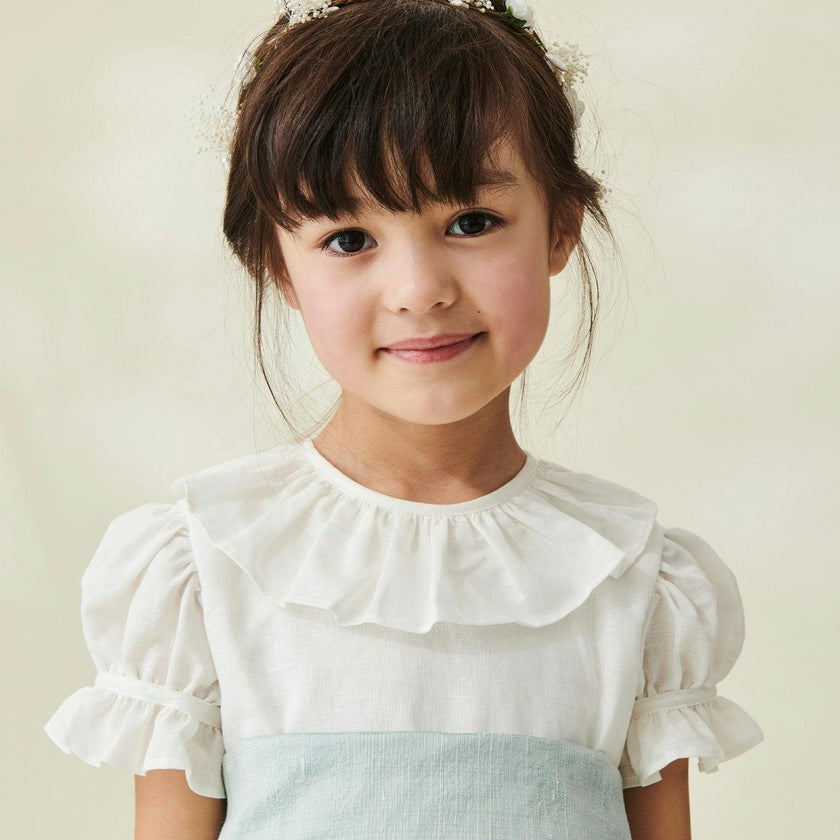 Vega Ceremony Dress with Silk Sash