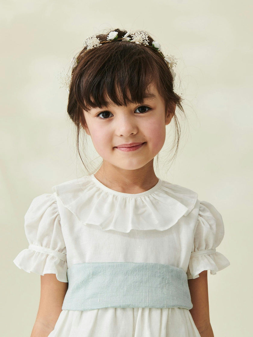 Vega Ceremony Dress with Silk Sash
