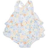 Georgia Floral - Ruffle Sunsuit