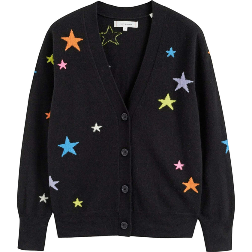 Wool-Cashmere Star Cardigan