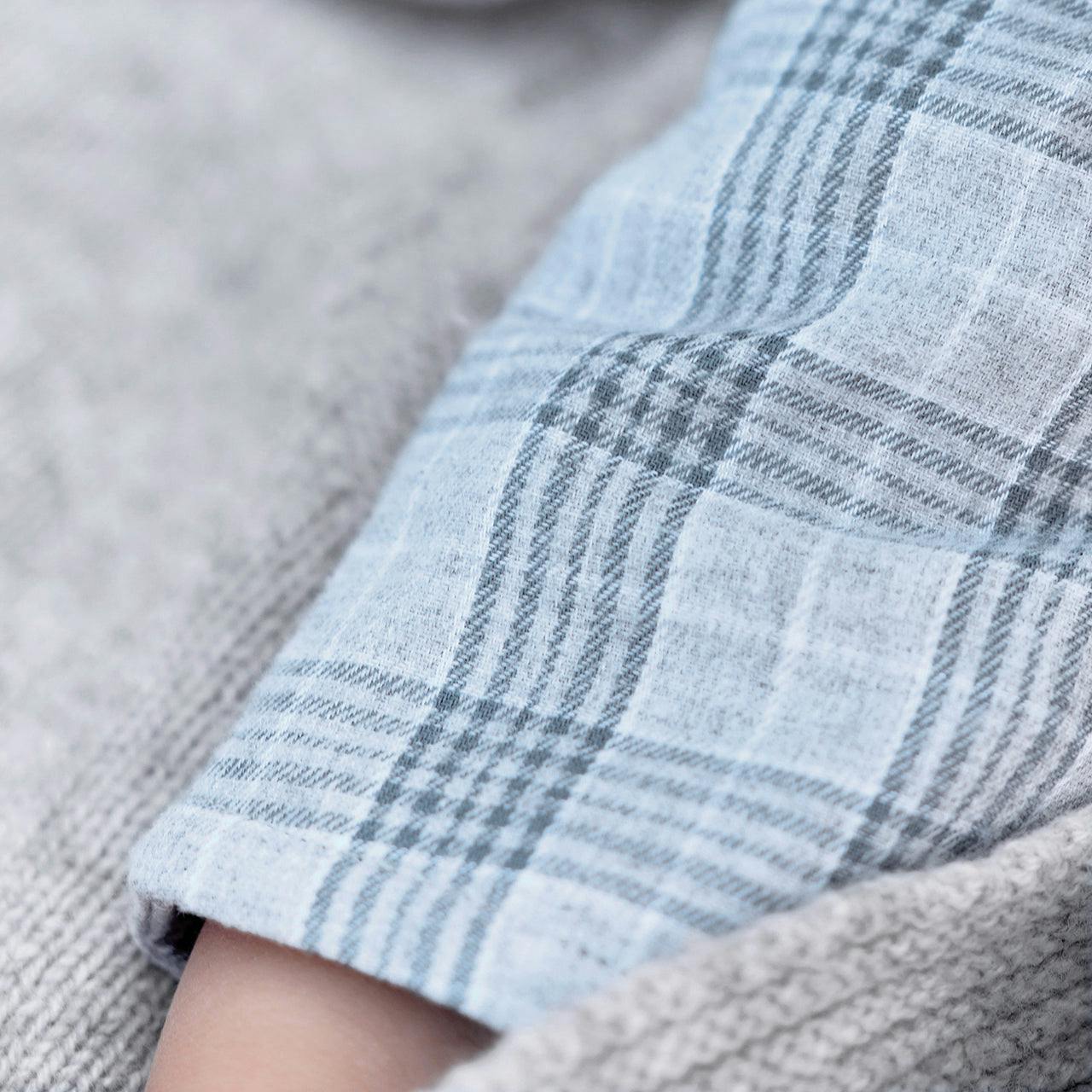 TARTINE ET CHOCOLAT Overall Baby Set - Gris Chiné Clair