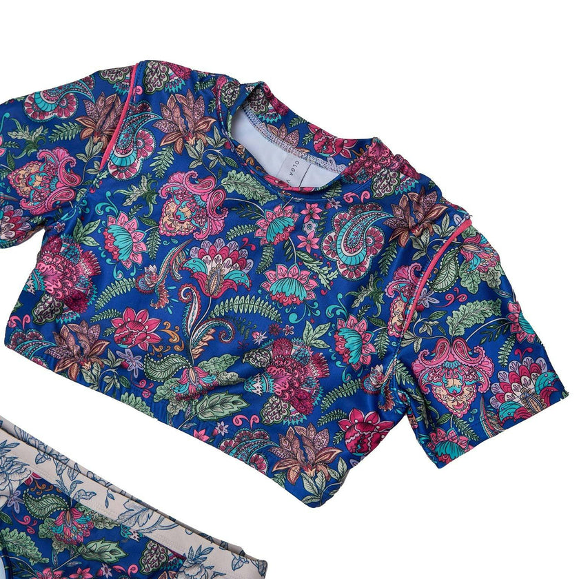 Girls 3 Piece Swim Set (River Print)