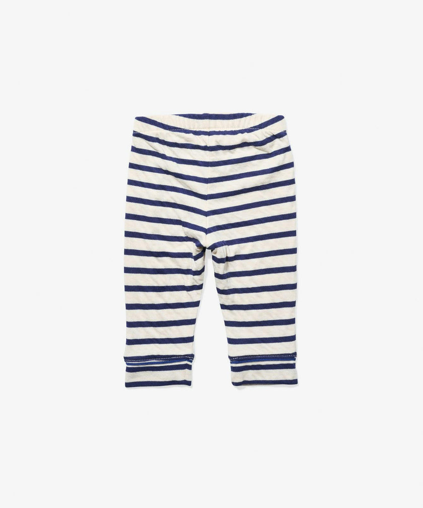 Andy Baby Legging, Navy Stripe