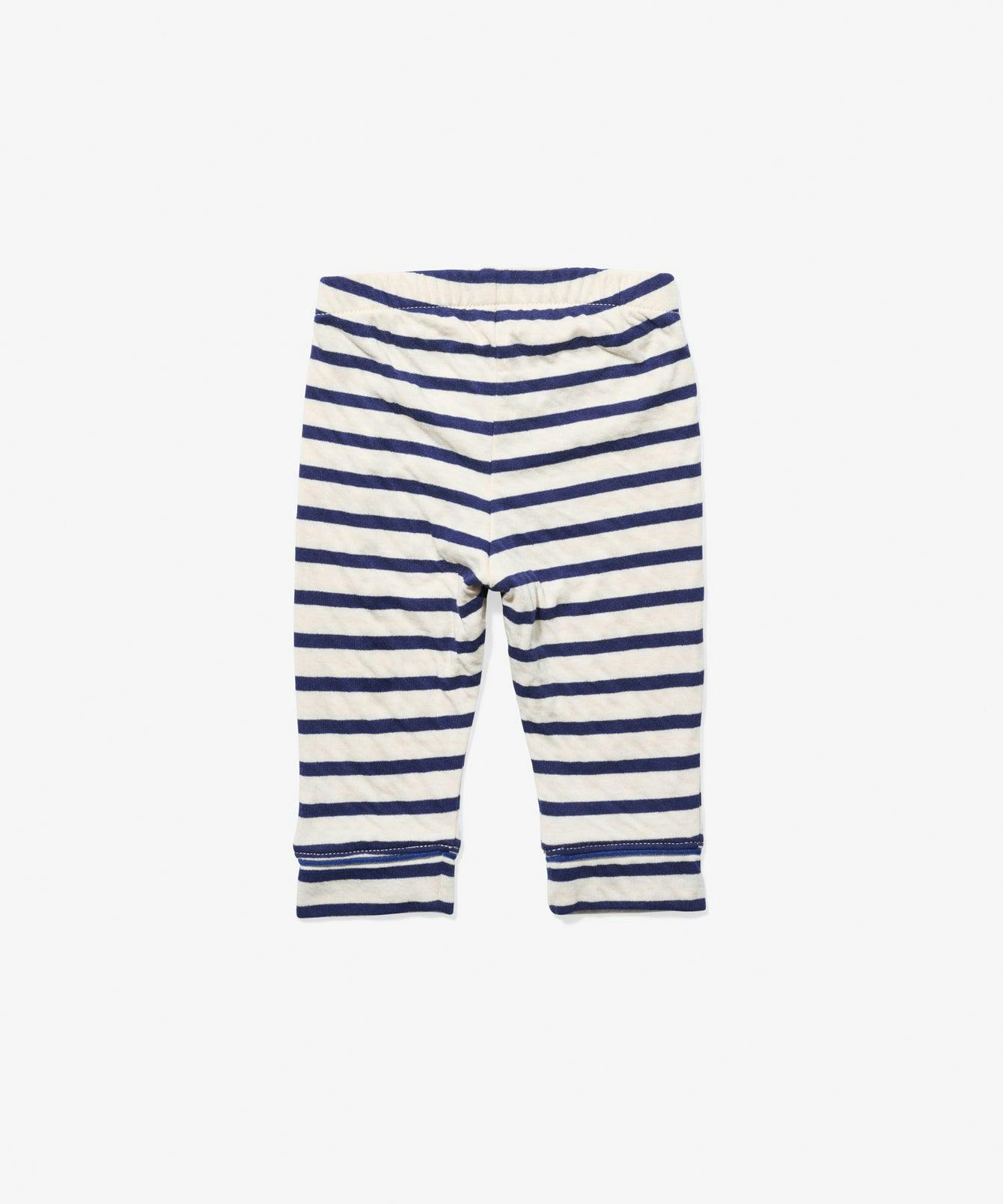 Andy Baby Legging, Navy Stripe