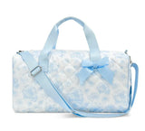 Beautiful Blue Toile Duffel Bag