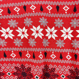 Matching Family Jammies Christmas Pajamas - Nordic Fair Isle Red