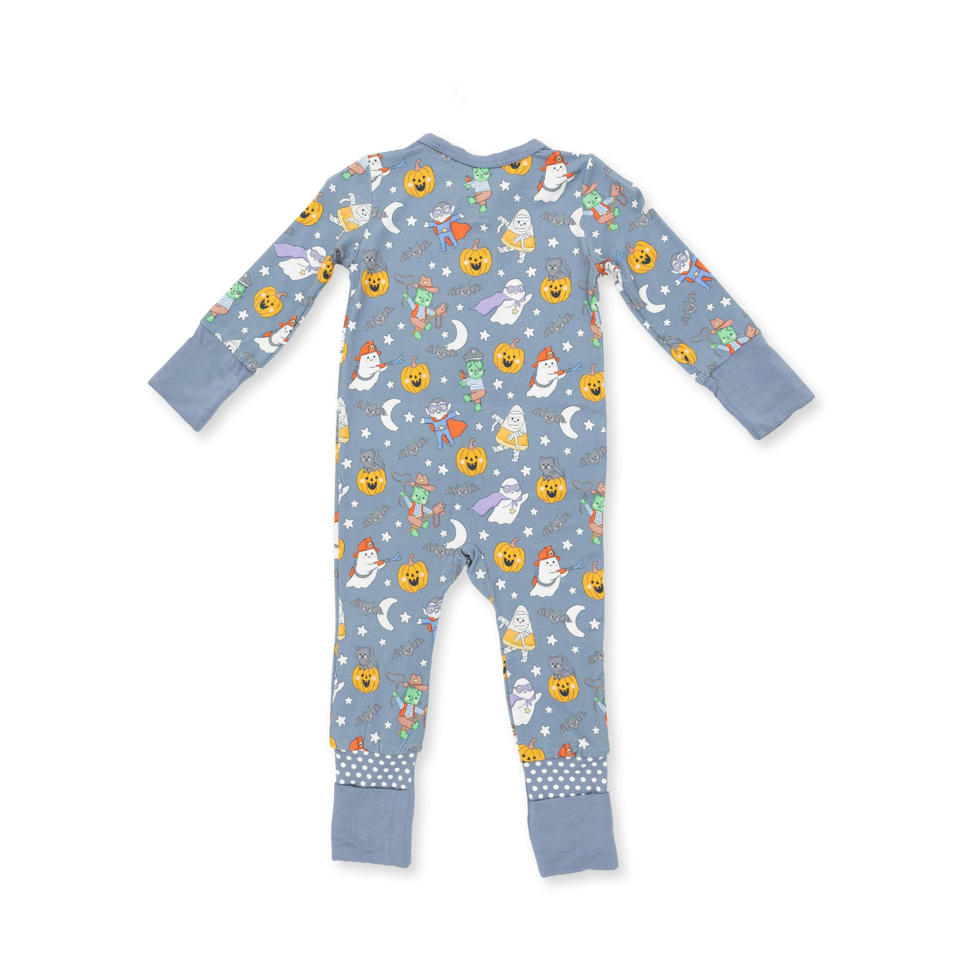 Halloween Monster Dress Up Blue - Convertible Romper