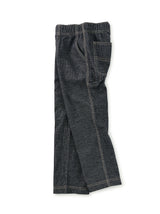 Denim-Like Carpenter Pants, Indigo