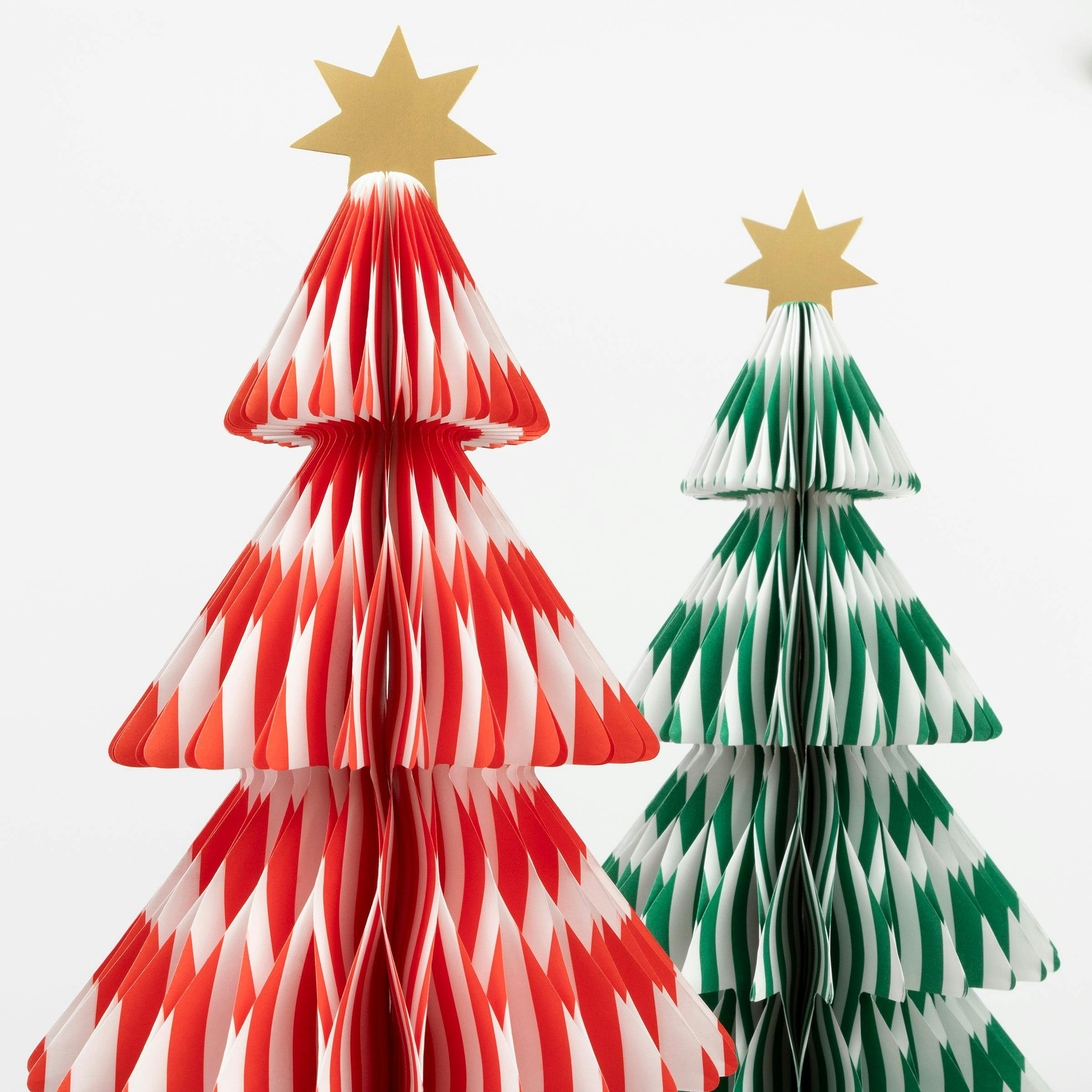 Stripe Paper Honeycomb Trees