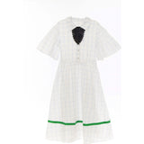Lea dress (blue checkered)