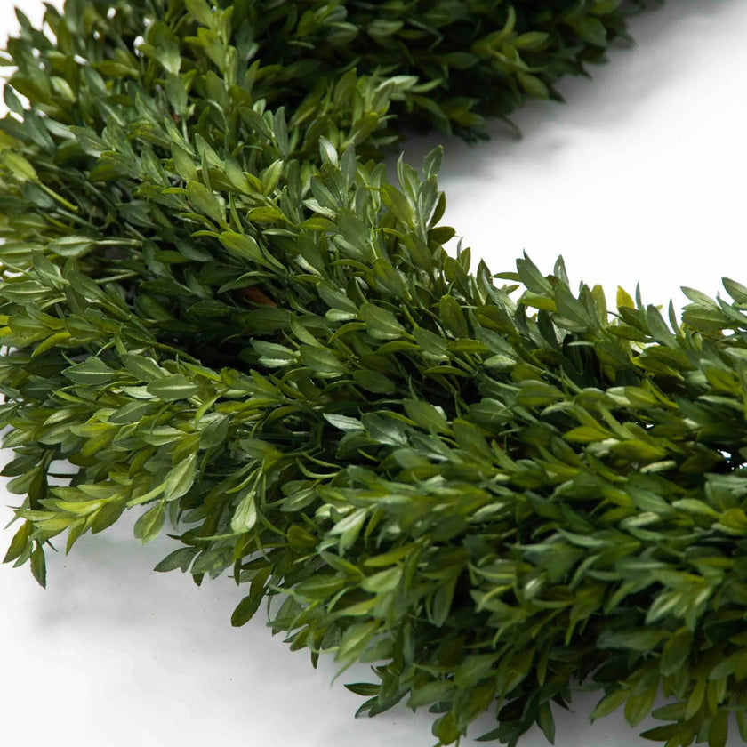 Green Boxwood Artificial All Seasons Greenery Mantel Garland Table Runner