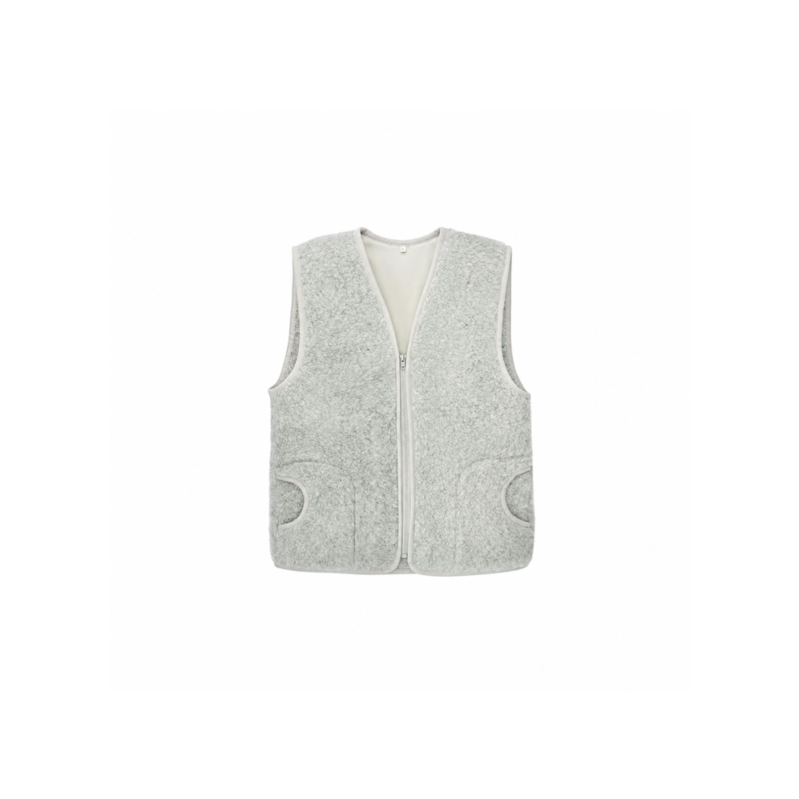 WOMEN'S WOOL VEST WITH LINING