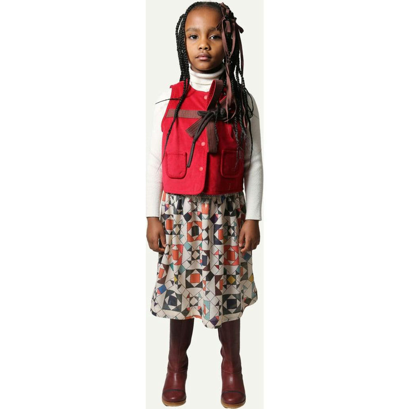 LUNA SMOCKED SKIRT