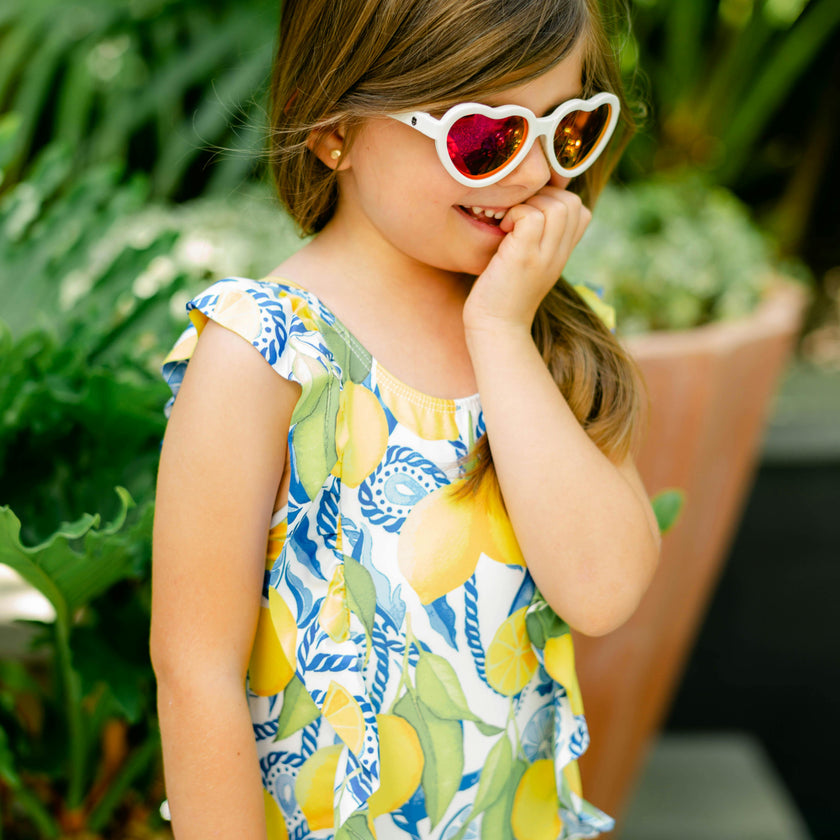 The Positano - Girls Ruffle One Piece UPF 50+