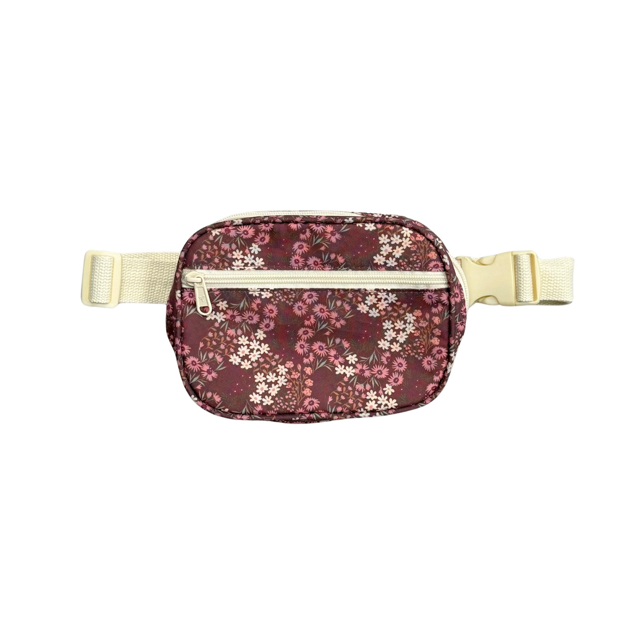 Girls Mini Belt Bag in Cluster Garden Floral