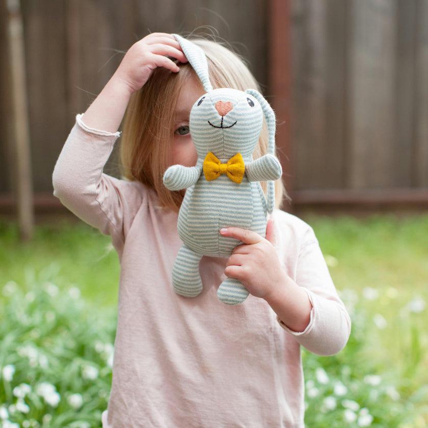 Organic Knit Patterned Bunnies