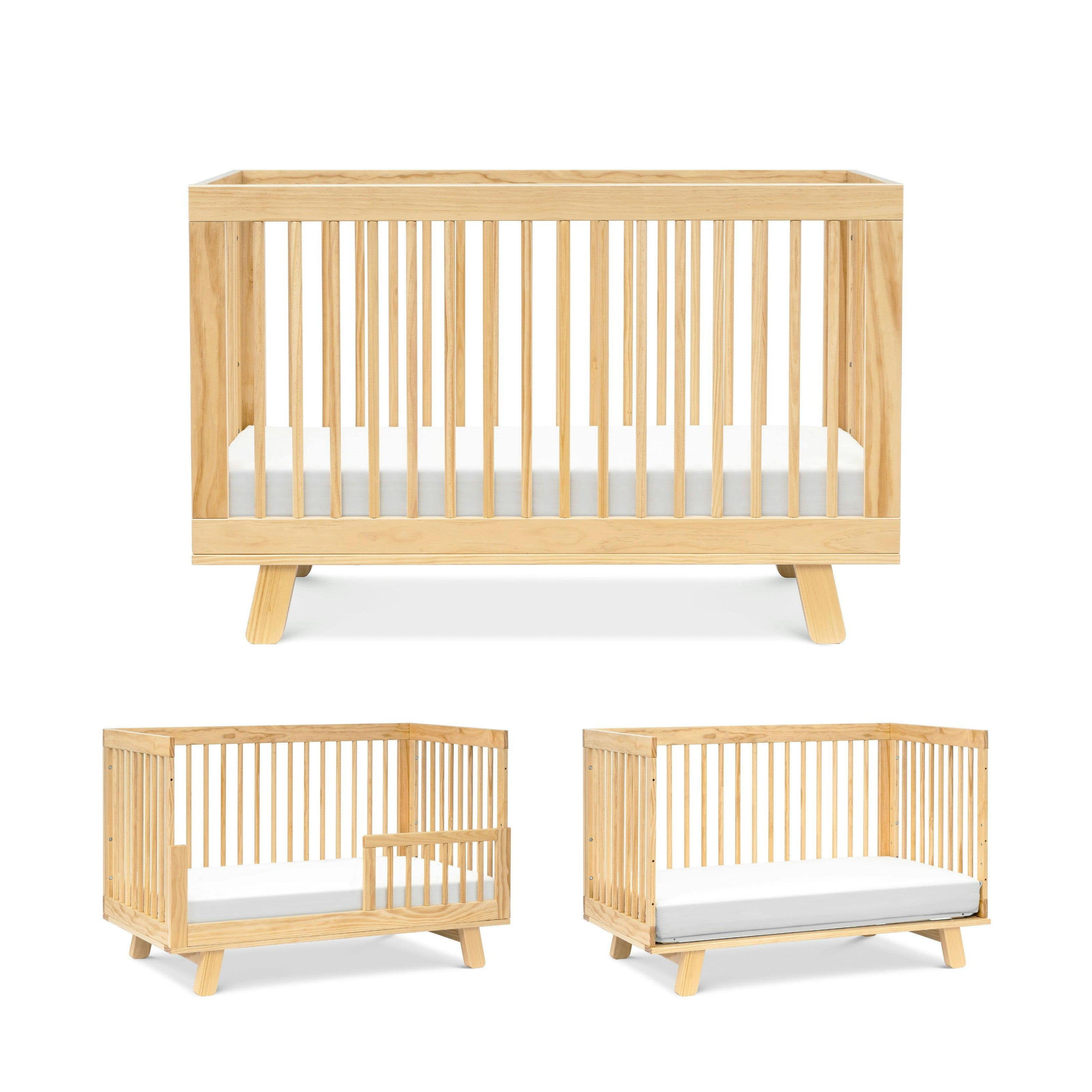 Babyletto Hudson 3-in-1 Convertible Crib with Toddler Bed Conversion Kit