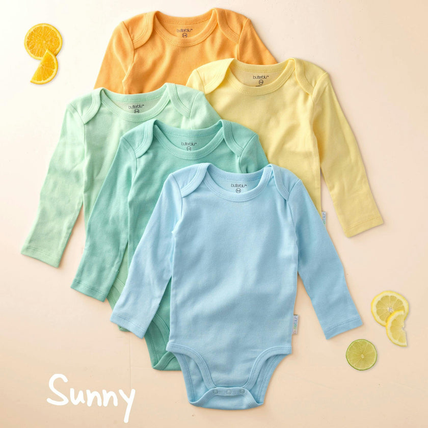 BLAKE 5-Pack Long Sleeve Bodysuits